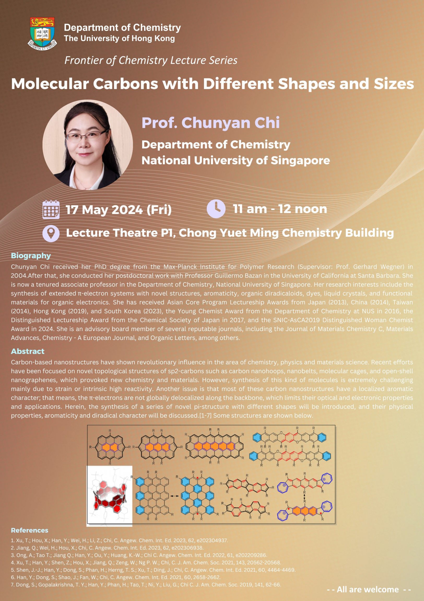 Self Photos / Files - Prof. Chunyan Chi Seminar poster