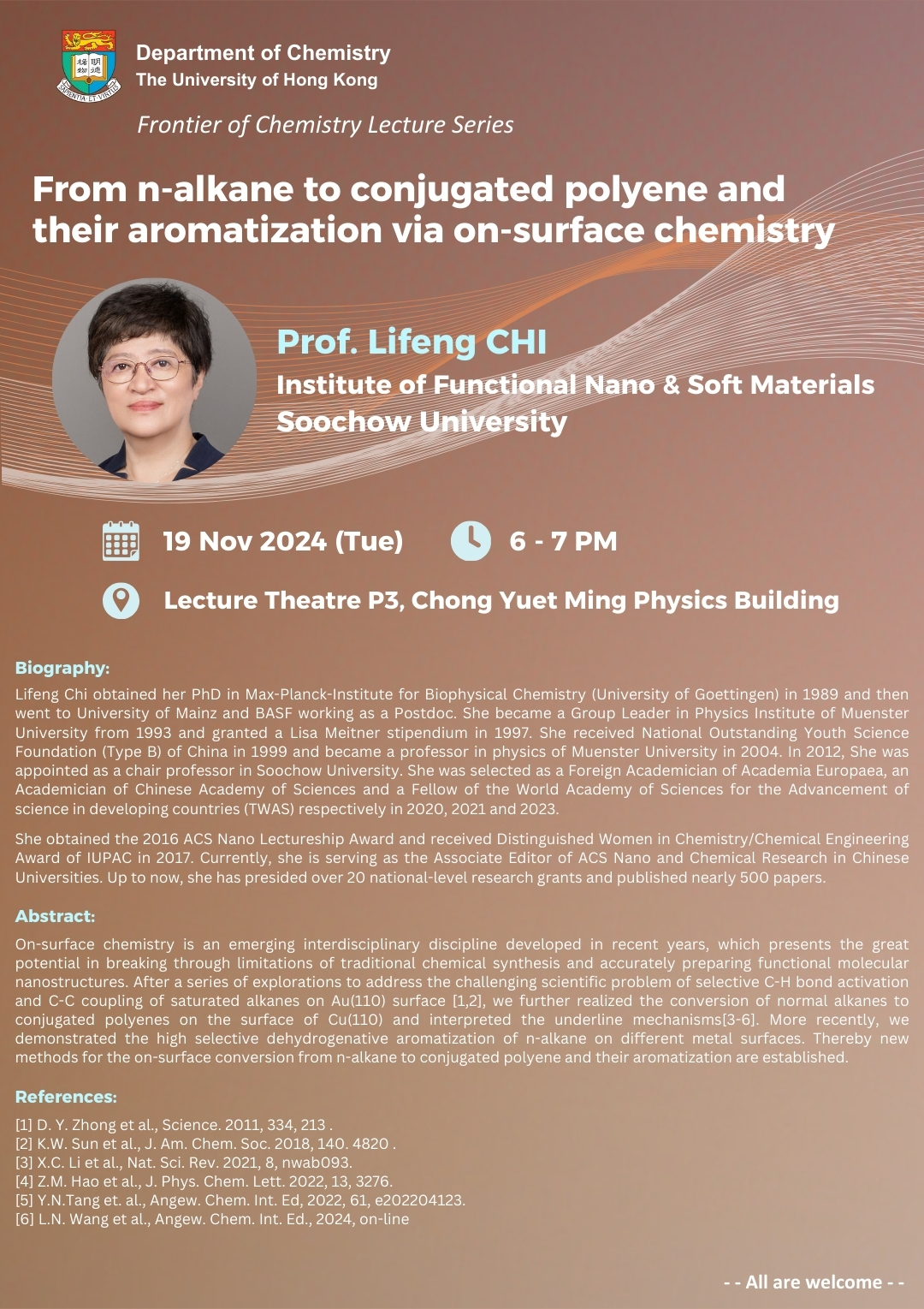 Self Photos / Files - Prof. Lifeng Chi Seminar Poster