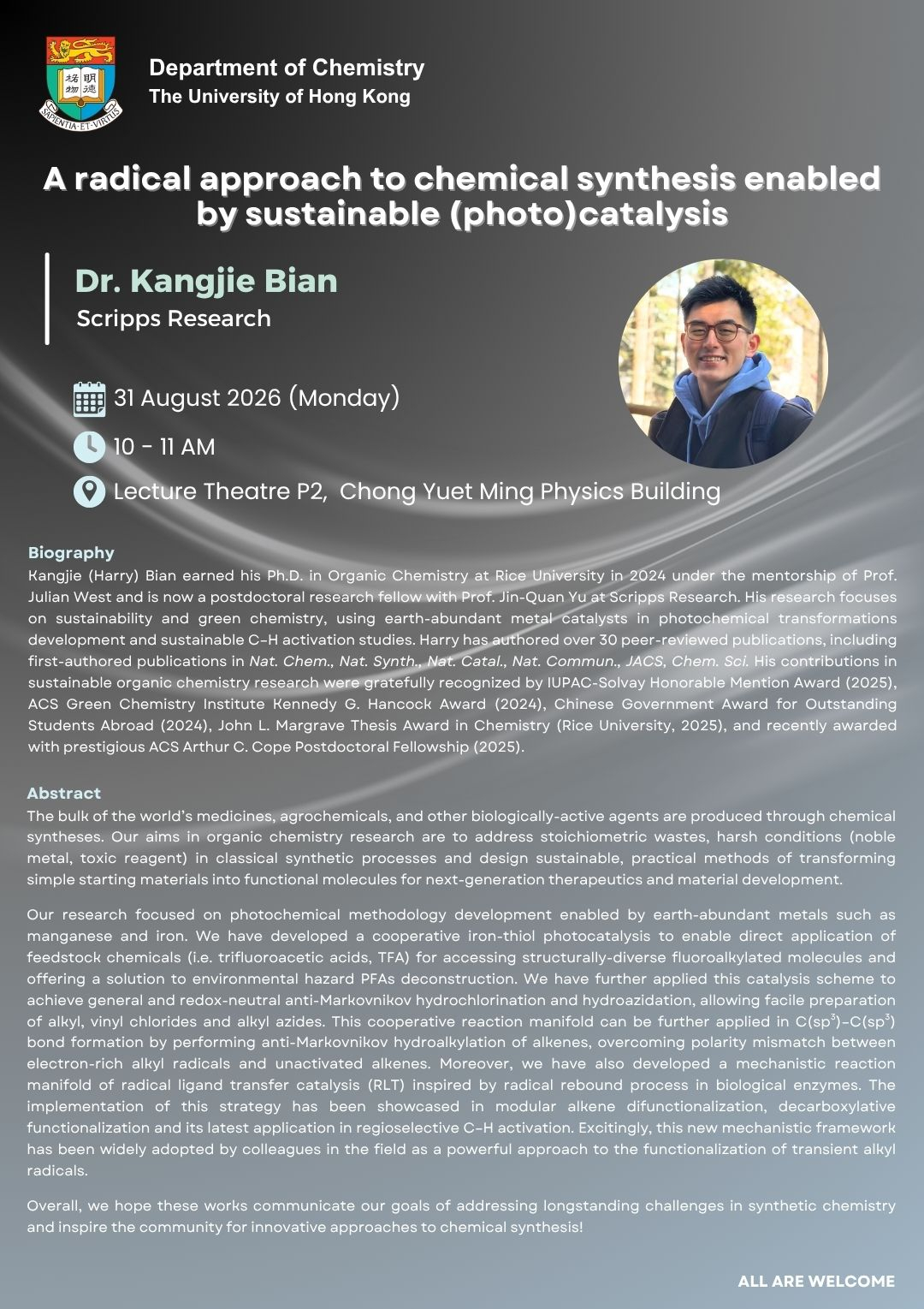Self Photos / Files - 20260831_Dr. Kangjie Bian Seminar Poster